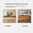 Moern Extendable Walnut TV Stand with Storage(63"-92")
