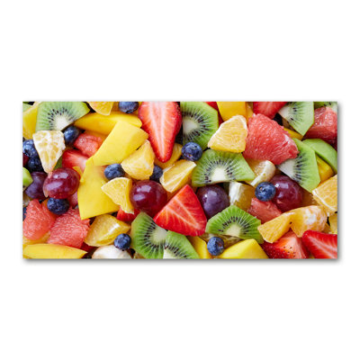 Chopped Fruit - Wrapped Canvas Print