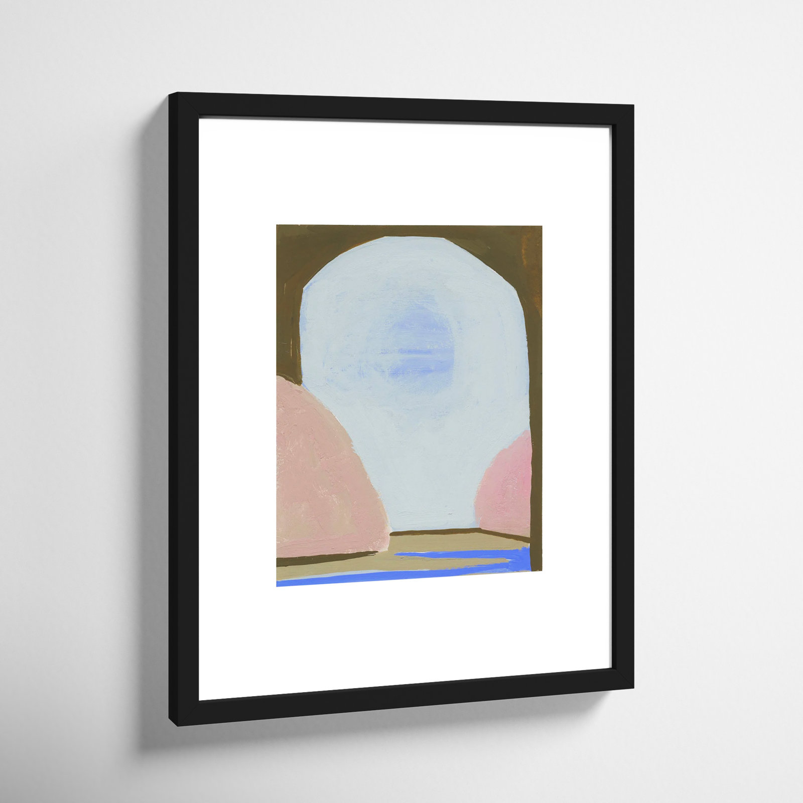 Morning Sky 3 by Andrea Stokes, Black Framed, 20" H x 16" W