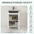 Kreutzer 24.4'' Single Bathroom Vanity with Manufactured Wood Top-872938426-872938427-891726689