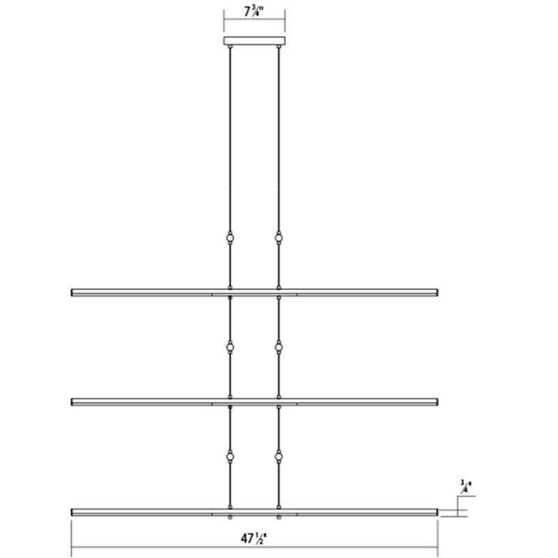 Tik-Tak® 24 - Light LED Chandelier, Satin White