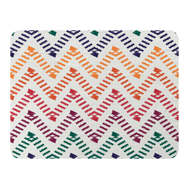 Prestridge Quilted Throw Blanket, Red/Orange