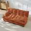 Causeuse modulaire moderne avec tissu chenille, mousse haute densité et assise profonde de 25 po-492903458