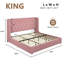 Lit plateforme tapissier Kewania Bedback-688915721-688915720