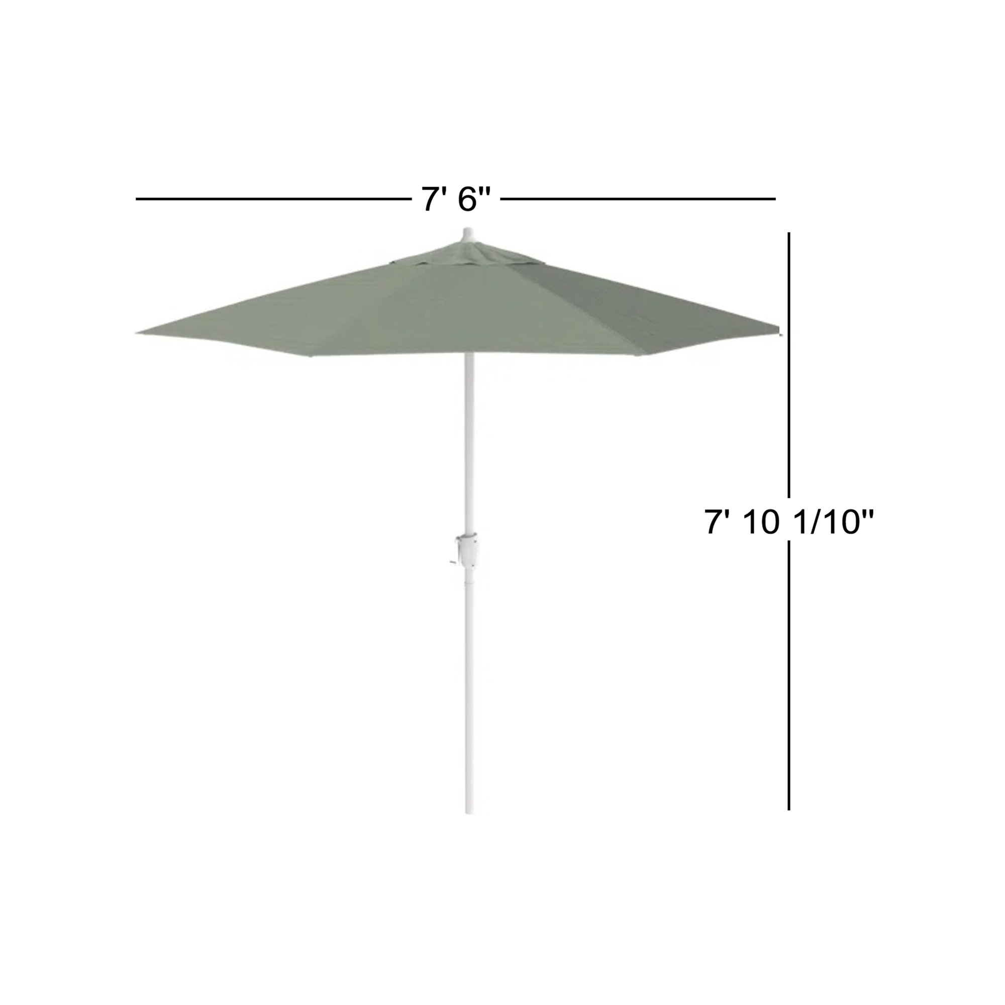 Kenne Sunbrella® Outdoor Umbrella, Canvas Spa Sunbrella® Canvas, 90" W x 90" D