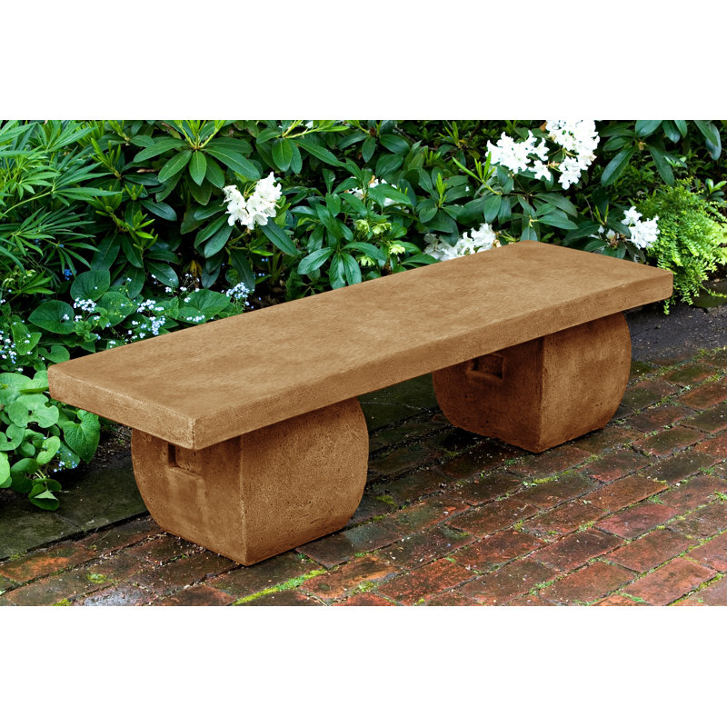 Banc De Jardin En Pierre Fonte Ryokan, Travertin