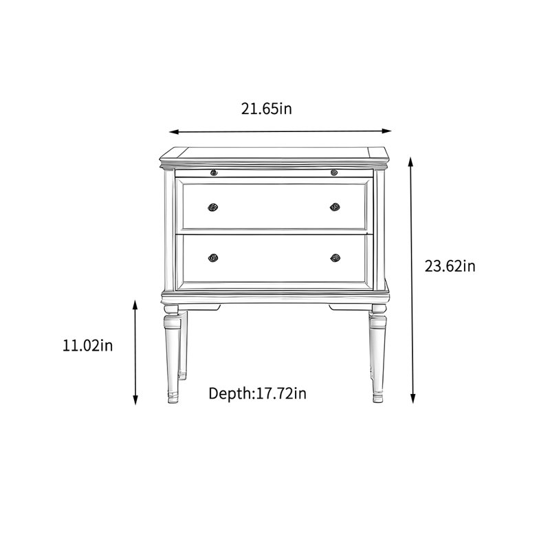 Armoire à tiroirs simple et moderne, Brun