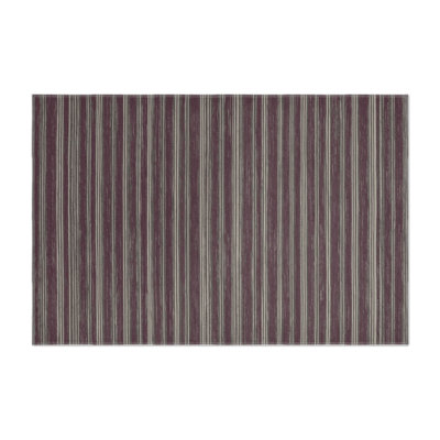 Tapis intérieur / extérieur noir HorizontalStripes