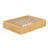 Queen Size Platform Bed Frame With 4 Under-Bed Drawers & Footboard Storage Cubby, Headboard-Free Modern Design-1433761444