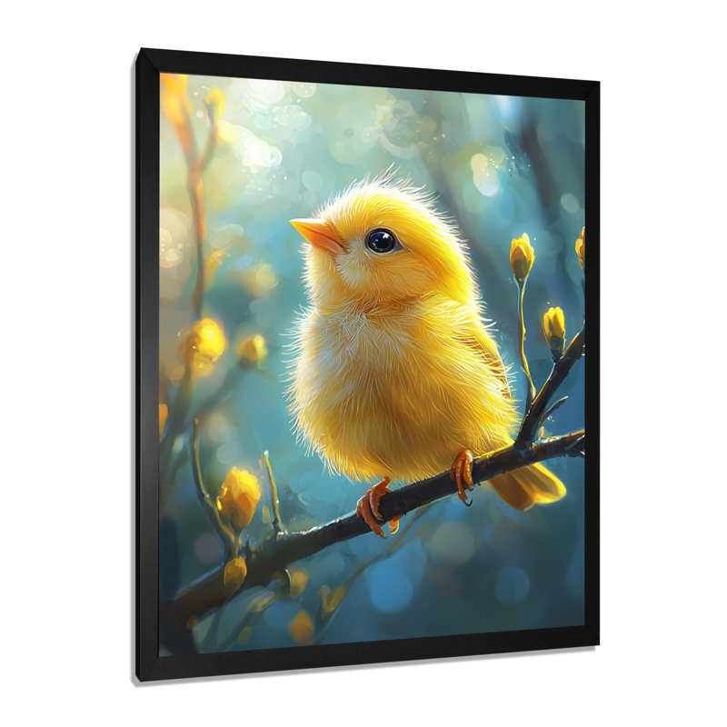 Beecher - reproduction d'art sur toile, animaux, H 44 po x l 34 po, Picture Framed, Noir