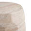 Table d'appoint d'extérieur / d'intérieur en béton léger, finition travertin