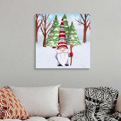 «Fun Hat Gnoming Around I», peinture sur toile tendue