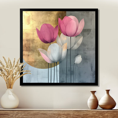 Schimmel Golden Lotus Flowers Pure Form III - Lotus, art mural