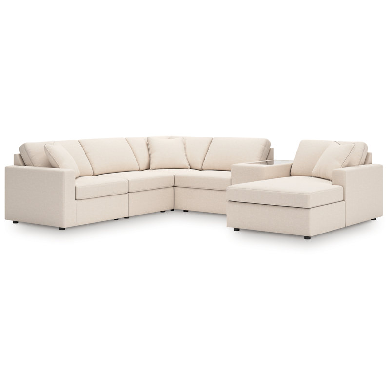 Canapé modulaire 7 pièces Modmax, H 36 po x l 125 po x P 104 po, Orienté à droite