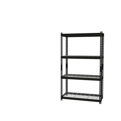 Poteau Metal Height -Adjustable Shelving Unit