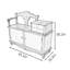 Tabouret à langer multifonctionnel 45,3 po