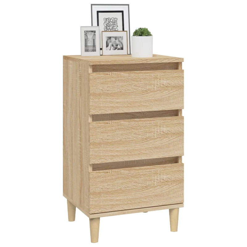 Laci-May 40cm W Bedside Table, Beige