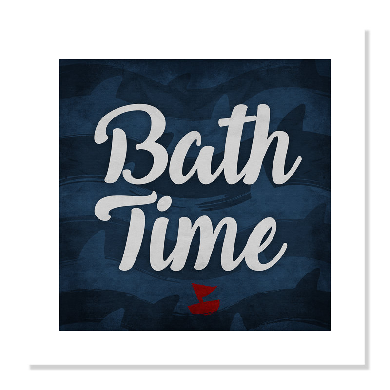 Impression sur papier roulée «Bath Time», H 20" x l 20" x P 1"