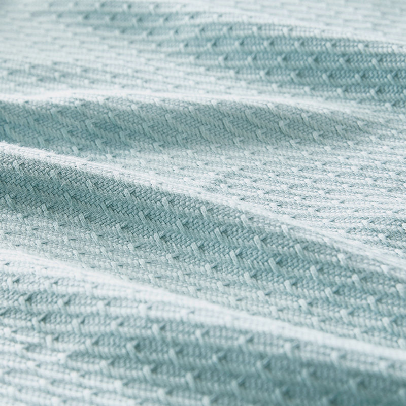 Throw Blanket, 90" W x 90" L, Light Blue