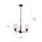 Kichler Winslow Olde Bronze 3-Light Chandelier with Clear Seed Glass Shades-2073790754