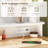 White 4-Drawer Dresser with Mirror & Crystal Knobs