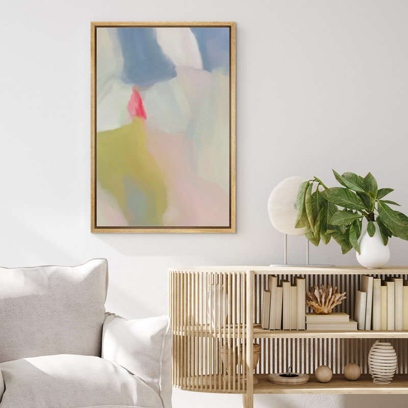 Watercolor Painting, 36" H x 24" W x 1.5" D, Brown
