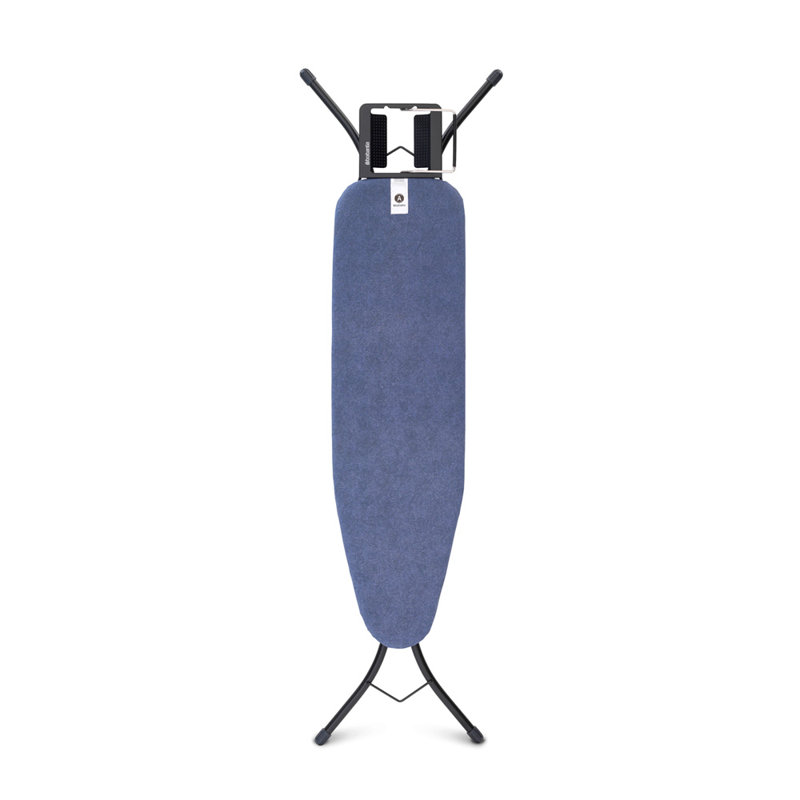 Petite planche à repasser avec support à vapeur de taille A de Brabantia, Bleu denim