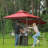 Starecho 8Ft X 5Ft  Double Tiered  Soft-Top Grill Gazebo With Stretchable Side Awning-110826877