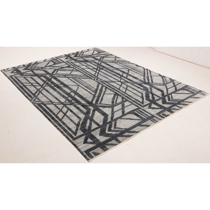 Hand Knotted Abstract Rug