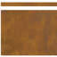 25cm H x 450cm W Weathering Steel Lawn Edging