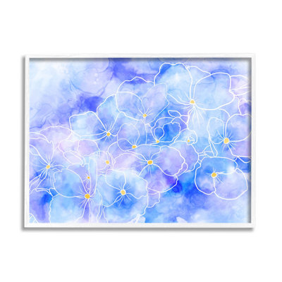 Art floral contemporain par estampe numérique par Lil 'Rue