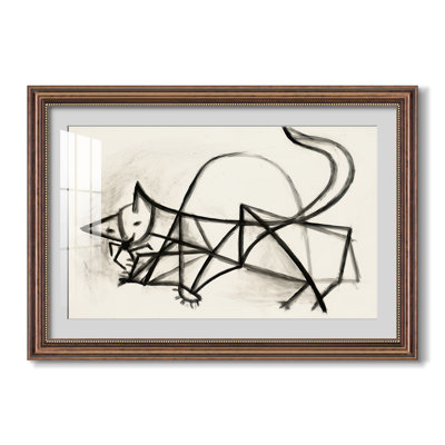 Étude de chat, 1946 - Pablo Picasso - Estampe encadrée sur mesure