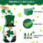 Décoration de table gnome en bois de la Saint-Patrick - pièce maîtresse trèfle 3 pièces pour fêtes irlandaises
