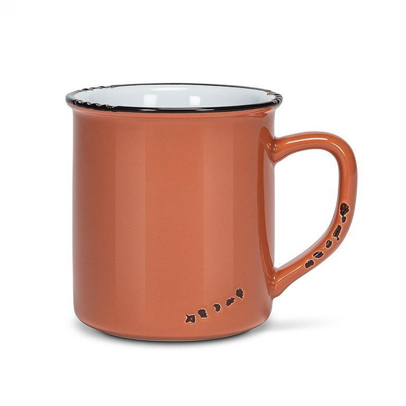 Tasse en émail, Terracotta