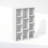 Ebern Designs Reed 11-Cube Reversible Open Shelf Multipurpose Bookcase, Storage Organizer, White