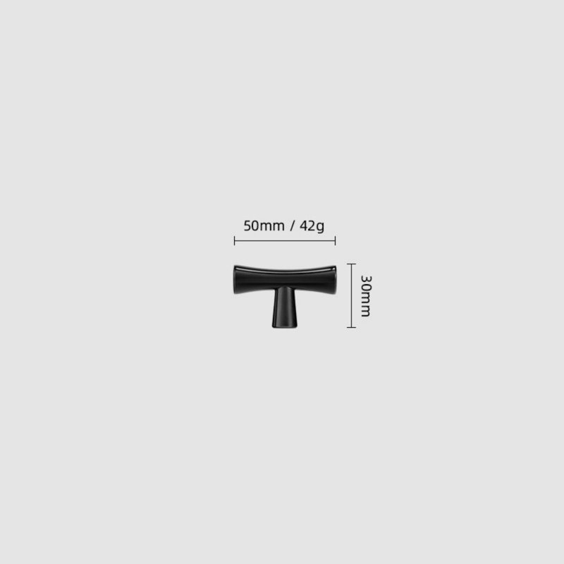 2" Length Bar Knob Multipack, Black