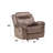 Zubaida Two Tone Chocolate Velvet Glider Recliner-820572521