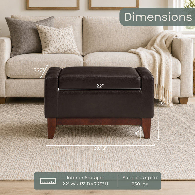 Oyster Storage Ottoman