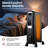 1500W  Electric Oil Filled Radiator, Durable Steel Electric Radiator Heater,26"Oil Filled Heater with Remote Control, ECO & Silent Mode, 24H Timer, Overheat & Tip-Over Protection