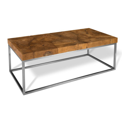 Teak Puzzle Frame Coffee Table