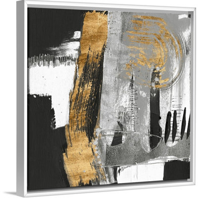 Golden Strokes II par Jennifer Goldberger - reproduction d'art sur toile