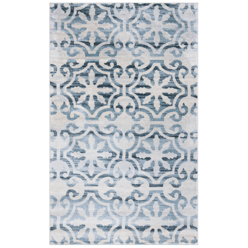 Kline Performance Geometric Rug, Rectangle 3' x 5'