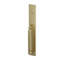 Ensemble de pinces à mortaiser Emtek SELECT, F13, pleine longueur, entraxe de 6,35 cm (2-1/2 po), tige extérieure en L, poignée moletée ; poignée intérieure Helios, chrome poli, pour gaucher-136216746-136216748