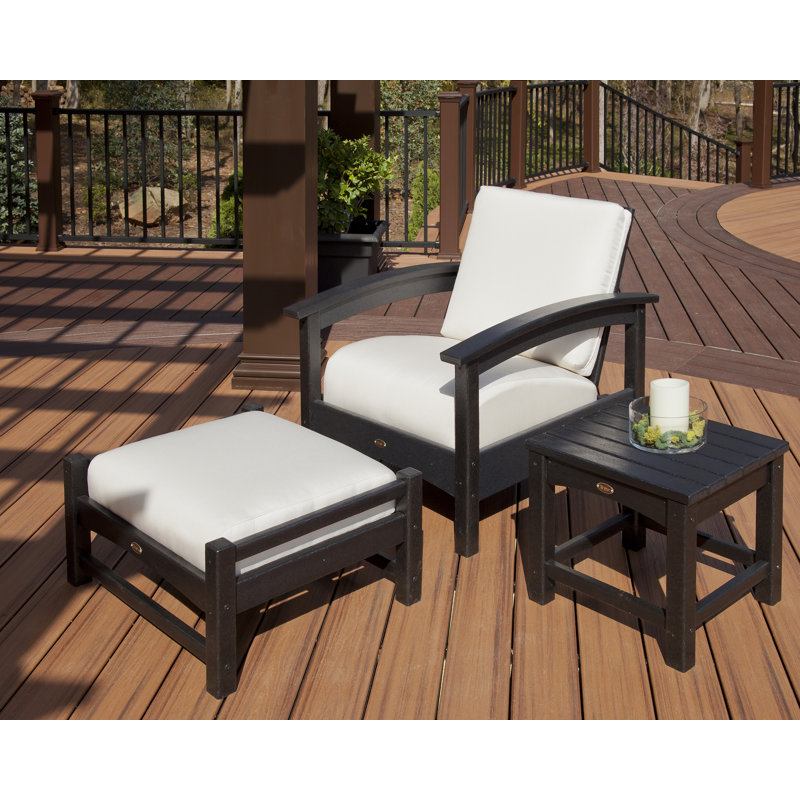 Fauteuil club Rockport, Gray Revolution®, Noir