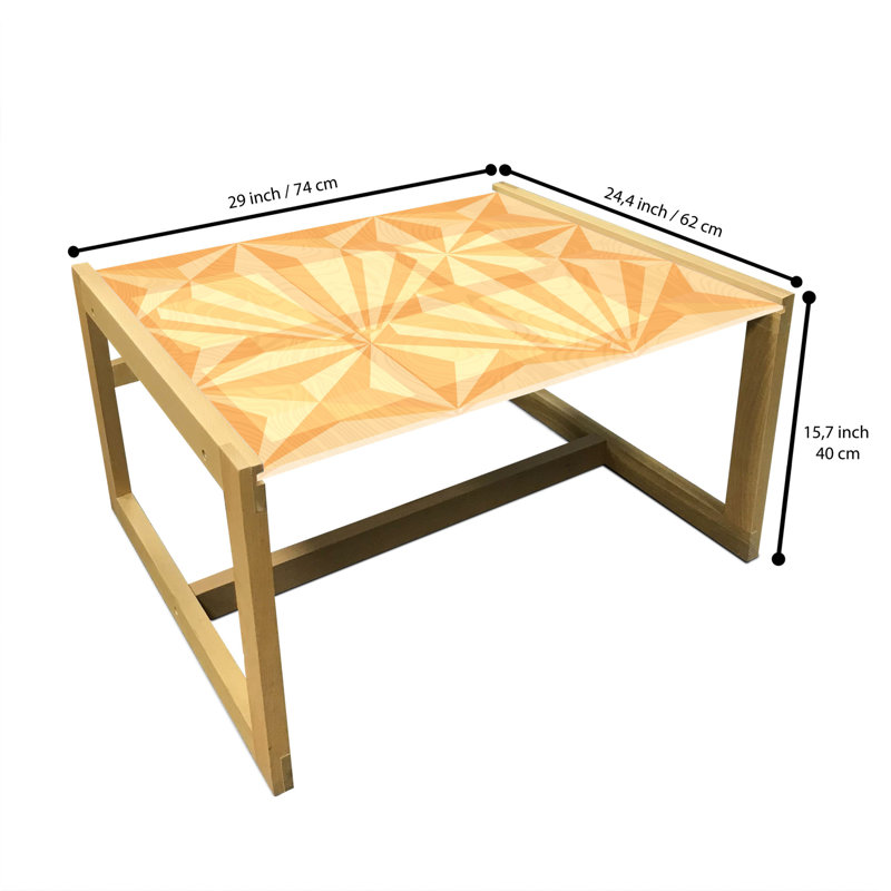 Jacquoline Sled Coffee Table, 62cm H x 74cm W x 40cm D