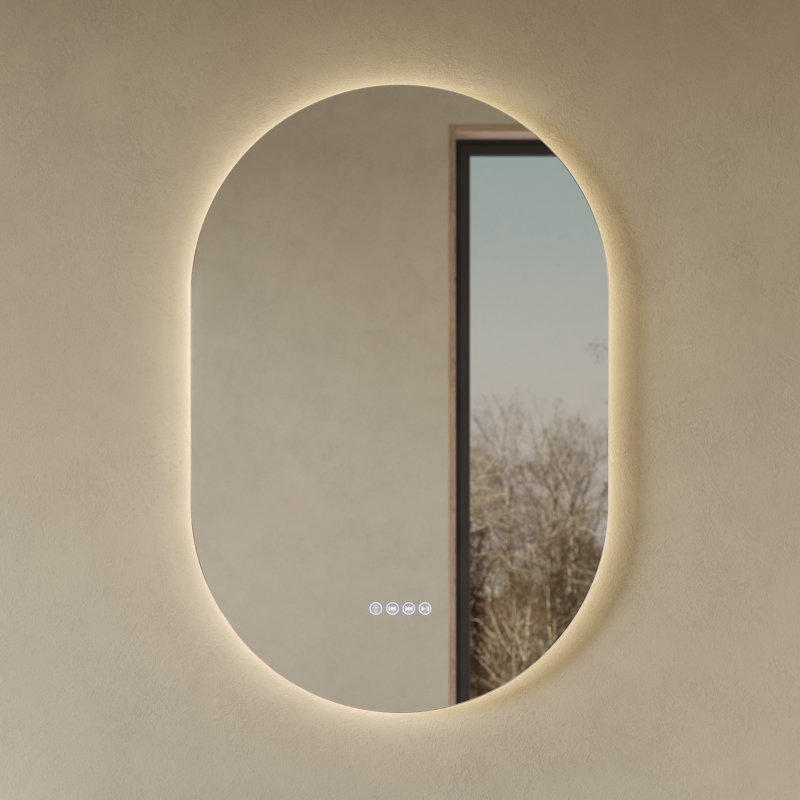 Miroir intelligent anti-buée à DEL 24 po x 36 po Aura avec Bluetooth Aura