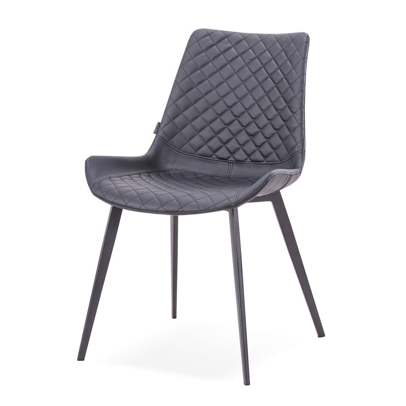 Albieri 18.5'' H Upholstered Side Chair, Black