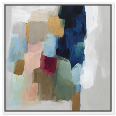 «Reef of Color I Blue Gold», reproduction d'art sur toile par Art Remedy