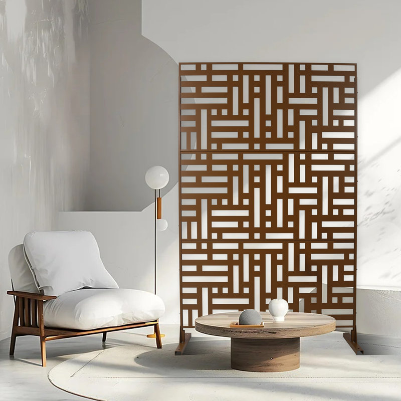 Écran d'intimité pour l'extérieur et l'intérieur, Brun