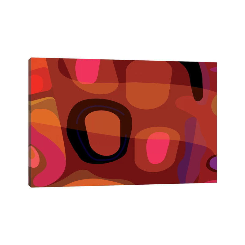 Rust Red by Charles Harker - Wrapped Canvas Print, 20.32 cm H x 30.48 cm W